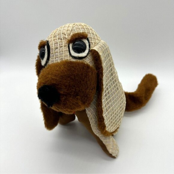 Latch & Hug Huggables Other - Vintage Hound Dog Stuffed Animal Plush 1983 Latch and Hug Huggables Puppy Kitsch